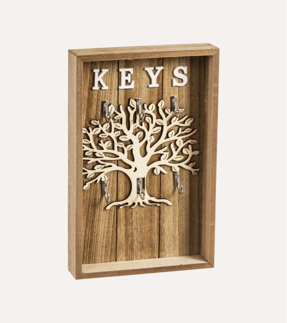 Cuelga Llaves Árbol de Llaves de Madera