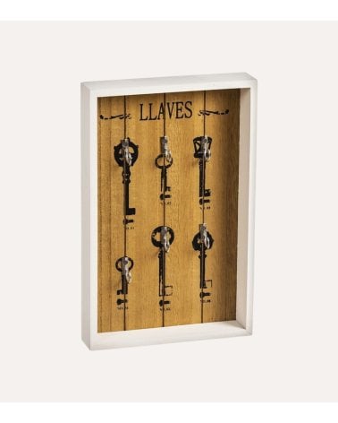 Cuelga Llaves Formas Vintage de Madera