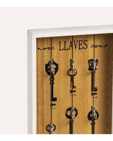Cuelga Llaves Formas Vintage de Madera
