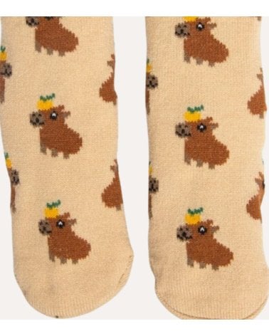 Calcetines Antideslizante de Capibara de Borreguillo