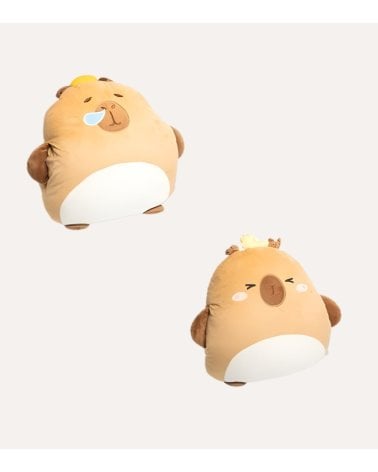 Manta Plaid Infantil con Cojín Calientamanos de Capibara