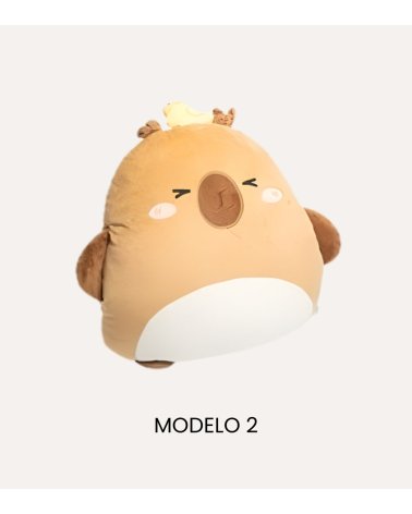 Manta Plaid Infantil con Cojín Calientamanos de Capibara