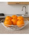 Naranja Decorativa Realista de Hierro y Plástico
