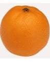 Naranja Decorativa Realista de Hierro y Plástico
