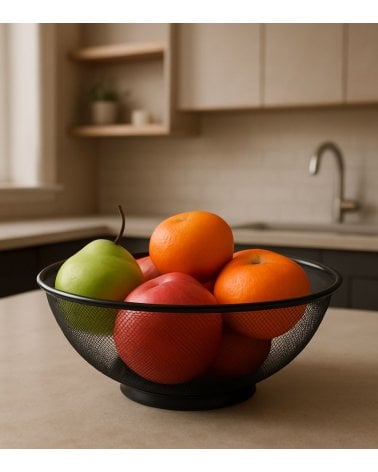Frutero Minimalista con Rejillas de Metal