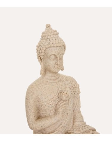 Figura Decorativa Buda Meditando de Poliresina