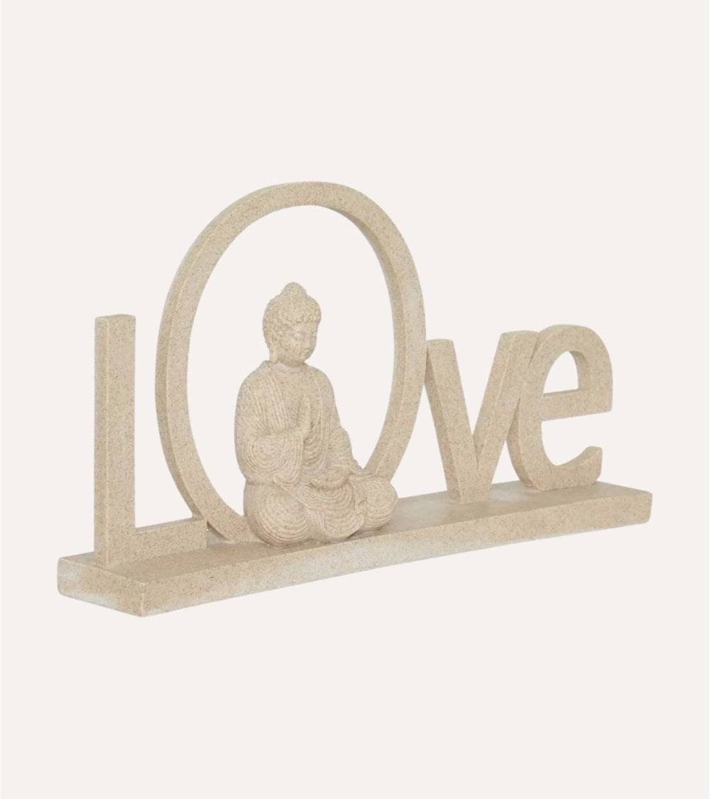 Figura Decorativa Love Buda de Poliresina