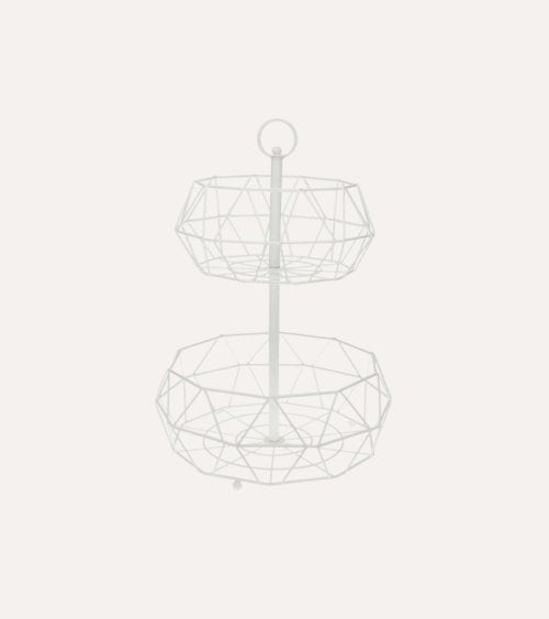 Frutero Redondo de 2 Alturas de Acero