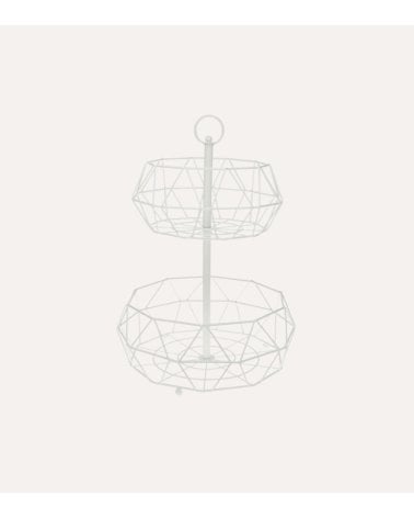 Frutero Redondo de 2 Alturas de Acero