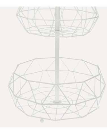 Frutero Redondo de 2 Alturas de Acero