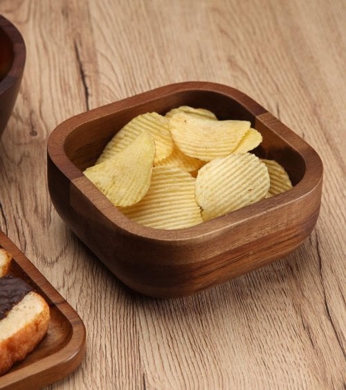 Bol Wood de Madera de Acacia