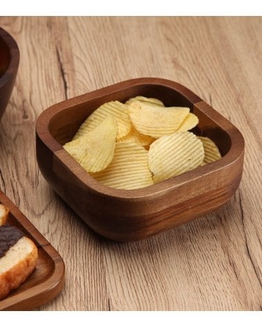 Bol Wood de Madera de Acacia