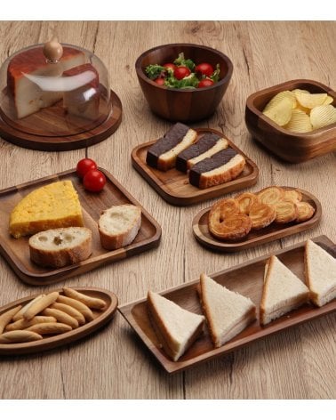 Bol Wood de Madera de Acacia