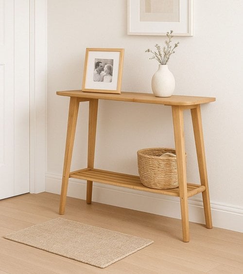 Consola con Balda Ural de Bambú