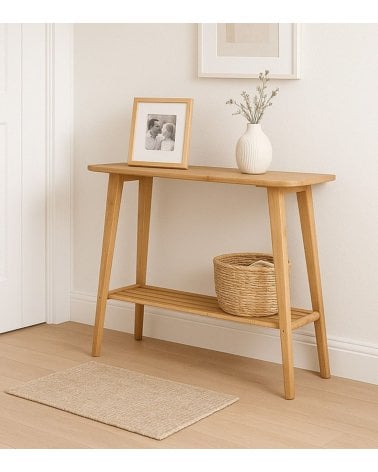 Consola con Balda Ural de Bambú