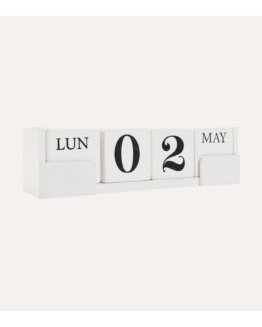 Calendario Decorativo Cubos de Madera