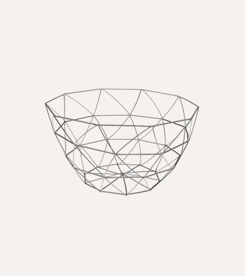 Frutero Chrome Redondo de Acero