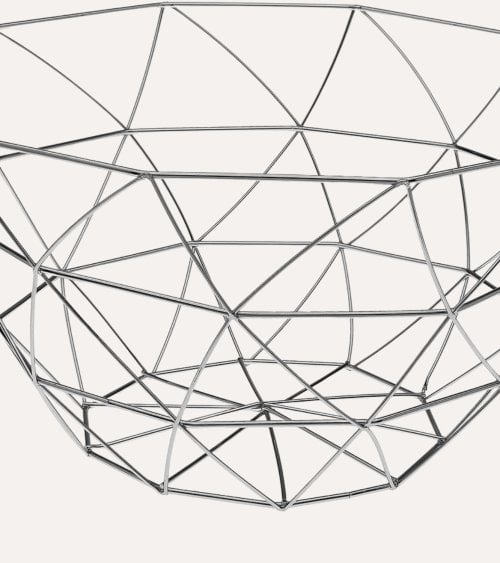 Frutero Chrome Redondo de Acero