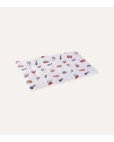 Cama para Mascotas con Dibujos de Alomhadillas de Gato