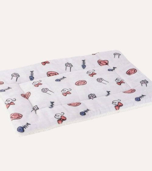 Cama para Mascotas con Dibujos de Alomhadillas de Gato