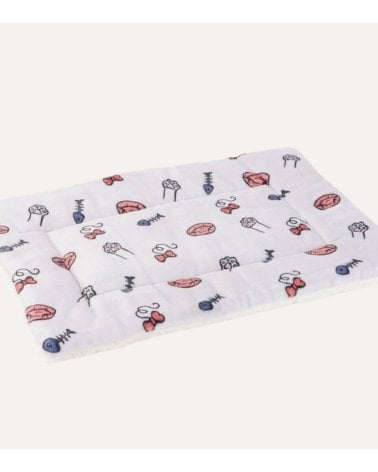Cama para Mascotas con Dibujos de Alomhadillas de Gato