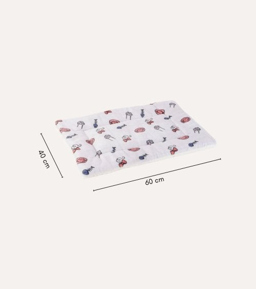 Cama para Mascotas con Dibujos de Alomhadillas de Gato