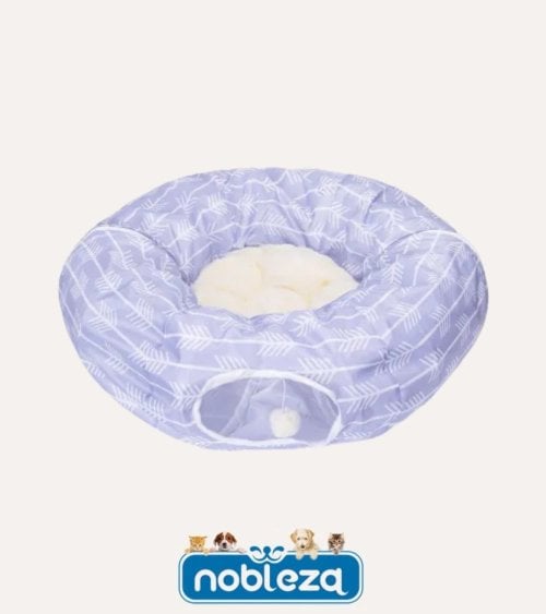 Tunel Juguete para Gatos de Tela Oxford