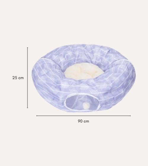 Tunel Juguete para Gatos de Tela Oxford