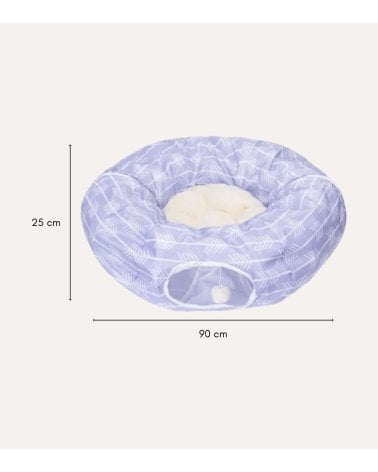 Tunel Juguete para Gatos de Tela Oxford