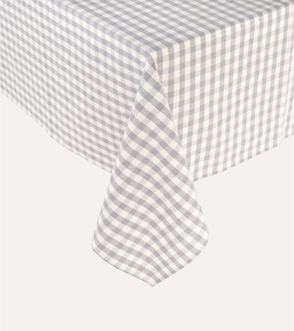 Mantel Decorativo de Cuadros de Algodón