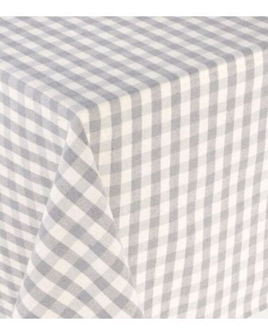 Mantel Decorativo de Cuadros de Algodón