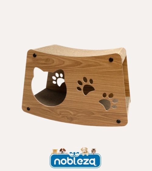 Rascador Cuadrado Dos en Uno Para Gatos