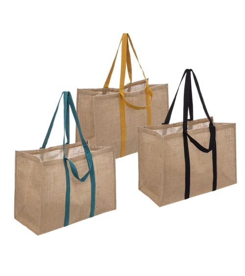 Bolsa de Yute con Cuatro Asas de Colores-1