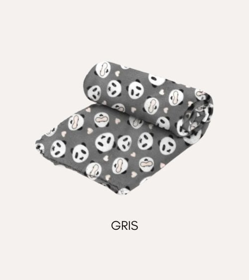 Manta con Estampado de Panta de Felpa