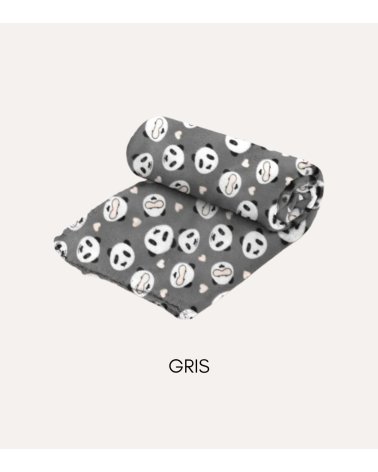 Manta con Estampado de Panta de Felpa