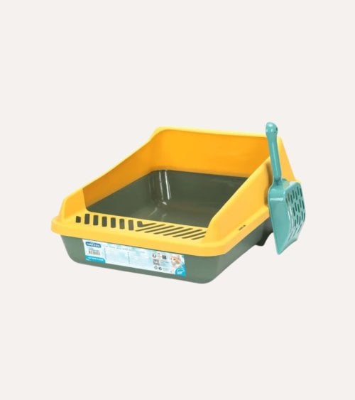 Arenero para Gatos con Pala de Plástico