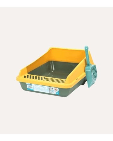 Arenero para Gatos con Pala de Plástico