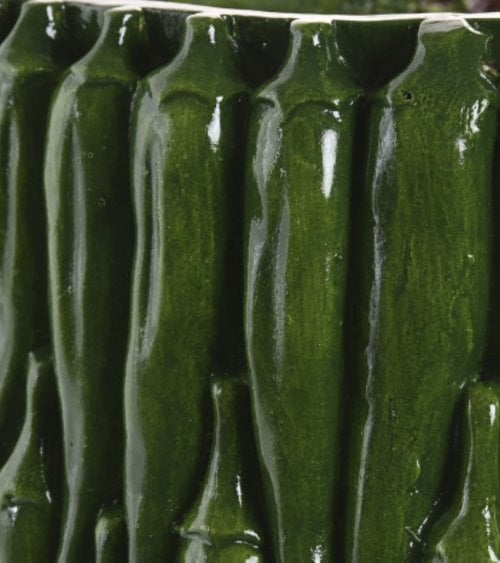 Jarrón Decorativo de Pimientos de Magnesia