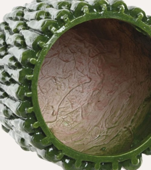 Jarrón Decorativo de Pimientos de Magnesia