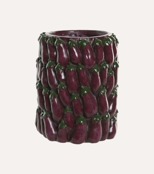 Jarrón Decorativo de Berengena de Magnesia