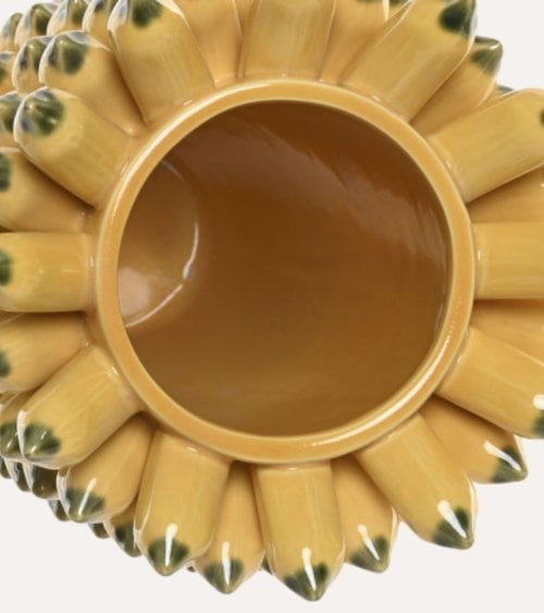 Jarrón Decorativo de Plátanos de Gres