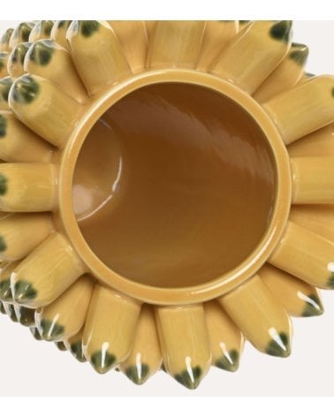 Jarrón Decorativo de Plátanos de Gres