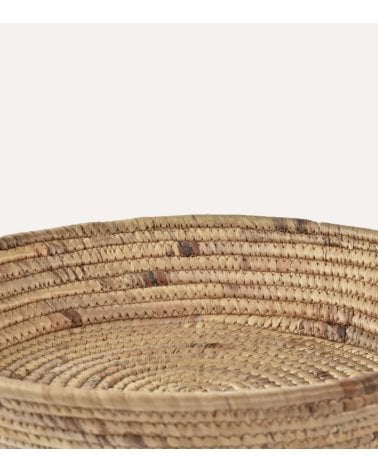 Cesta Centro de Mesa de Junco Tejido