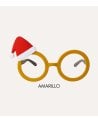 Gafas Festivas con Gorro Navideño de Plástico