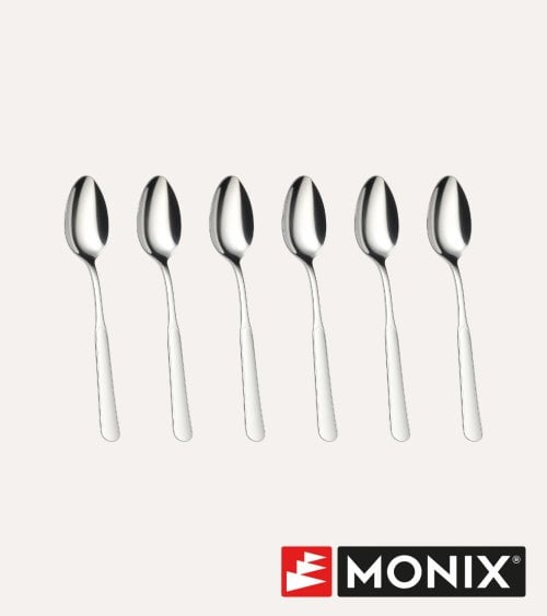 Set de 6 Cucharas de Café Moka Milan de Acero Inoxidable