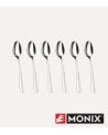 Set de 6 Cucharas de Café Moka Milan de Acero Inoxidable