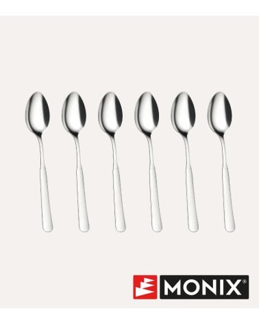 Set de 6 Cucharas de Café Milan de Acero Inoxidable