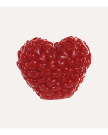 Vela Aromática Corazón de Corazones de Parafina