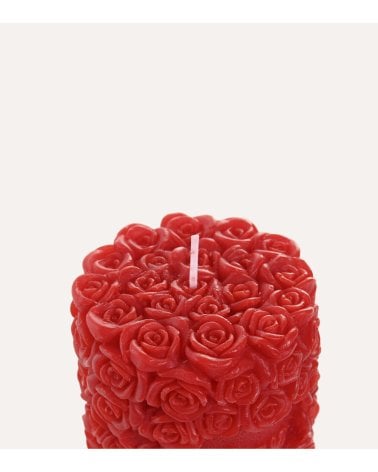 Vela Aromática con Rosas de Parafina