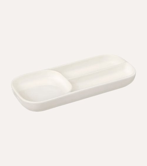 Plato de Aperitivos Nora con 3 Compartimientos